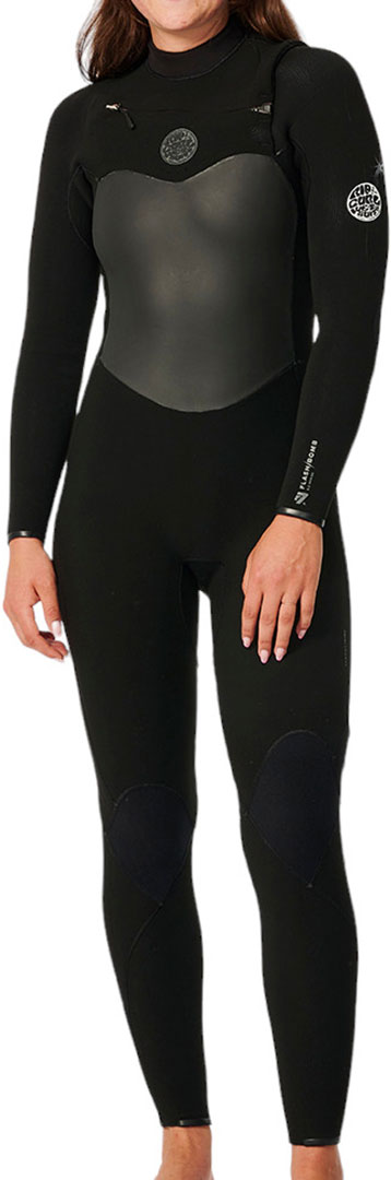 Product image 1 of the product “WOMENS FLASHBOMB 5/3 CHEST ZIP Full Suit 2025 black 10”