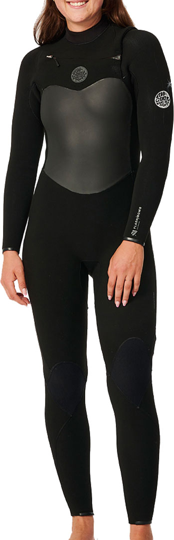 Product image 1 of the product “WOMENS FLASHBOMB 4/3 CHEST ZIP  2024 black ”