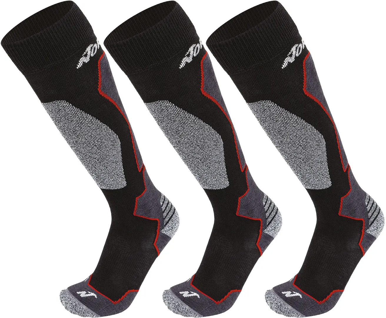 Artikelbild 1 des Artikels “HIGH PERFORMANCE MEN 3er Pack Socken black/anthracite/red 2 36-38“
