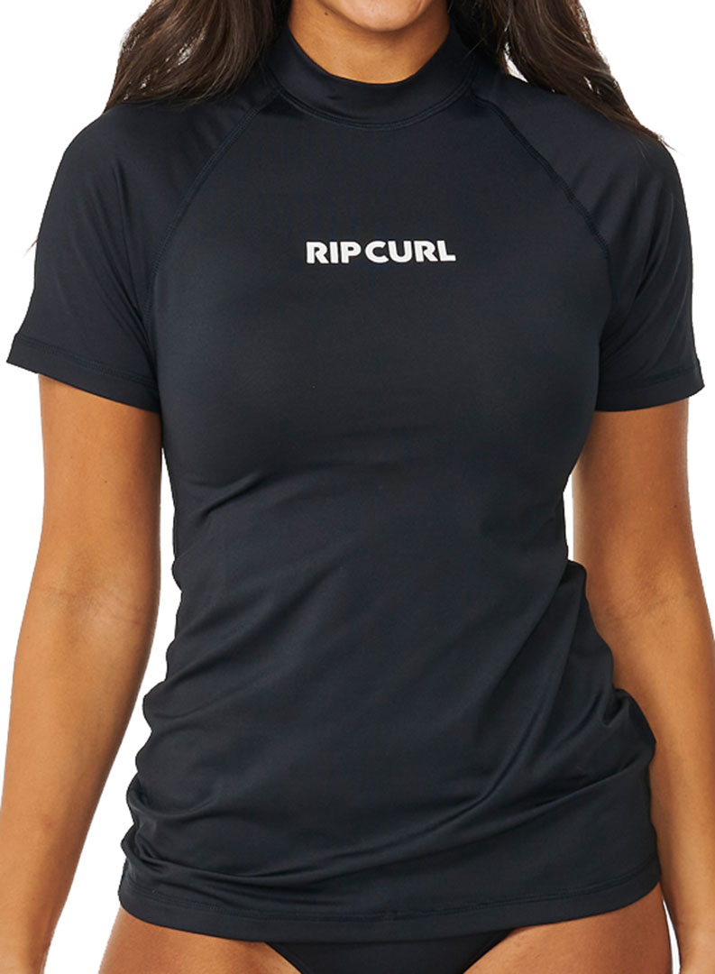 T-shirt RIP CURL Surf Lycra CLASSIC SURF SS Lycra 2024 nera sport acquatici