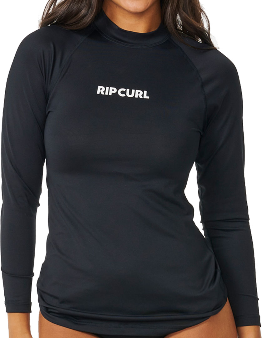T-shirt RIP CURL Surf Lycra CLASSIC SURF LS Lycra 2024 nera sport acquatici