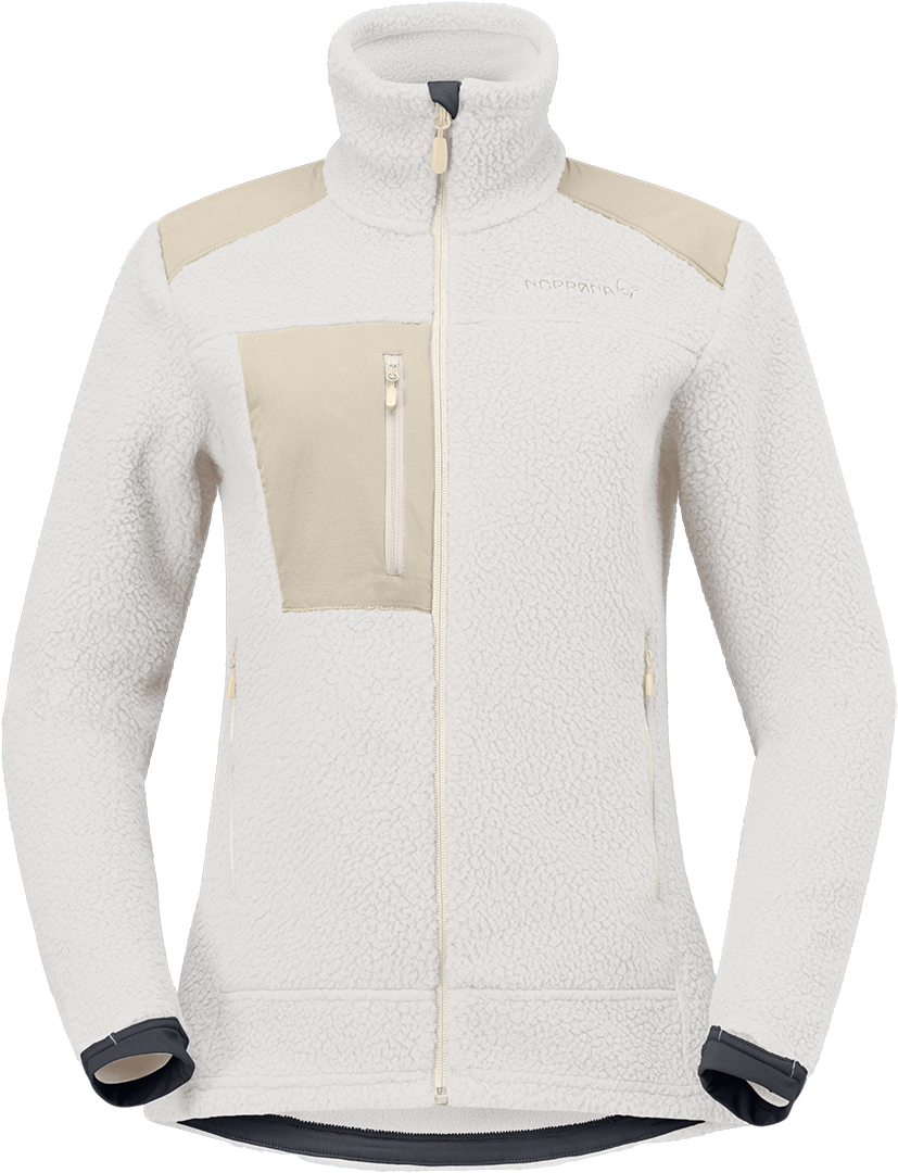 Artikelbild 1 des Artikels “TROLLVEGGEN WARM3 WOMEN Zip Fleece 2027 whisper white/oatmeal M“