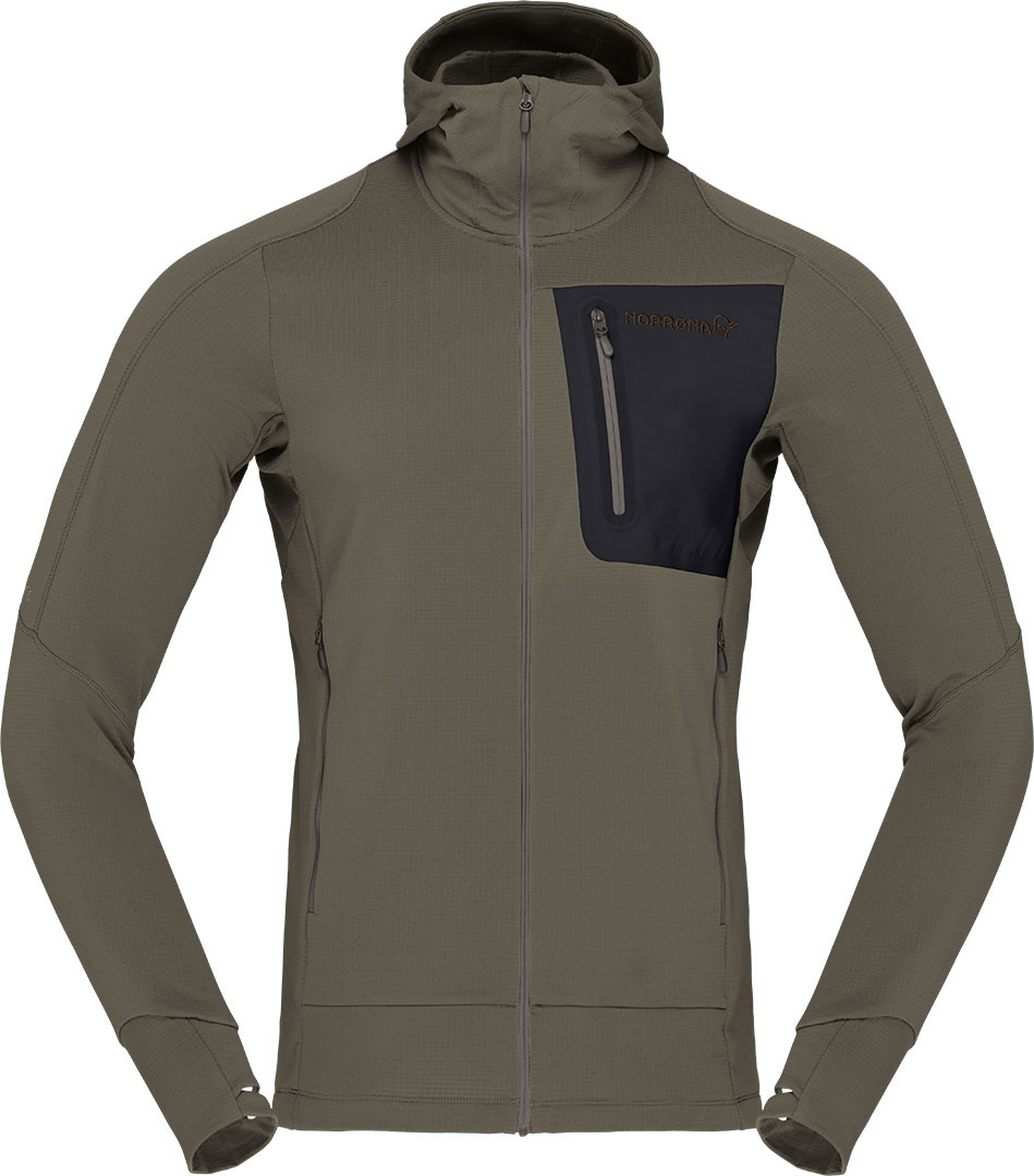 Product image 1 of the product “FALKETIND POWER GRID Zip Fleece 2026 beluga L”