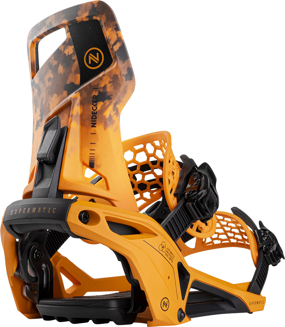 NIDECKER Snowboard Bindung Snowboardbindung SUPERMATIC Bindung 2025 dune orange