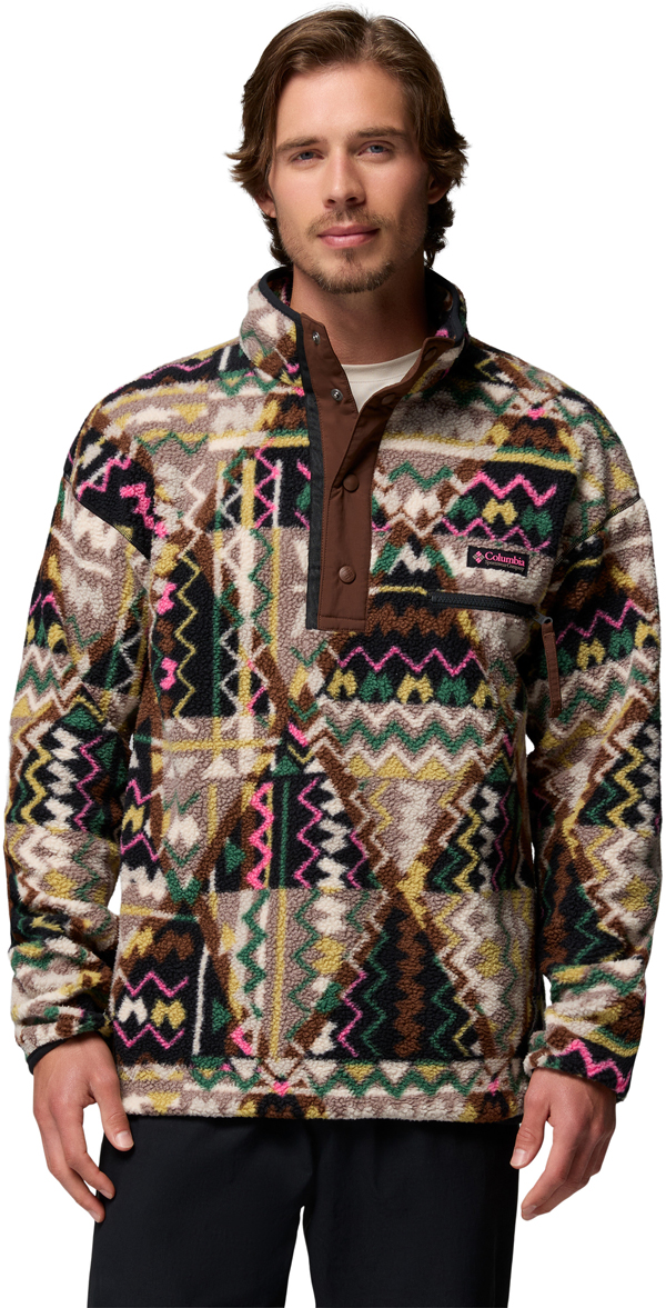 Product image 1 of the product “HELVETIA II PRINTED Fleece 2027 black geomix M”