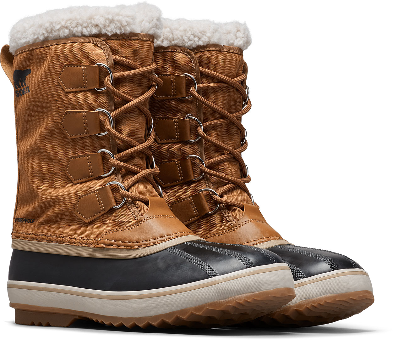 Product image 1 of the product “1964 PAC NYLON WP Boot 2025 camel brown/black ”