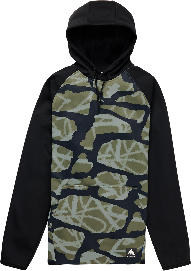 Product image 1 of the product “CROWN WEATHERPROOF Hoodie 2026 graffiti camo/true black M”