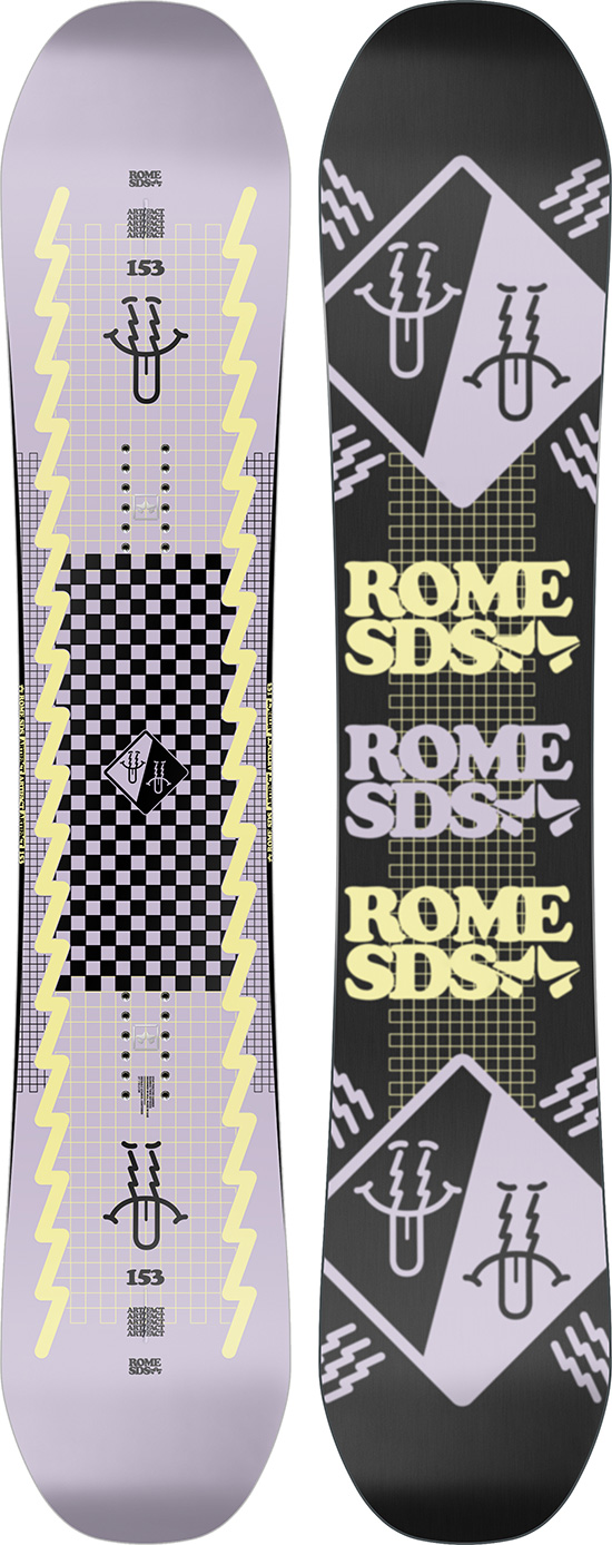 ROME Snowboard All Mountain ARTIFACT WIDE Snowboard 2024 Snow Board Winter