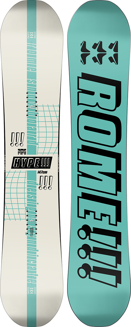 ROME Snowboard All Mountain HYPE Snowboard 2024 Snow Board Winter Freeride