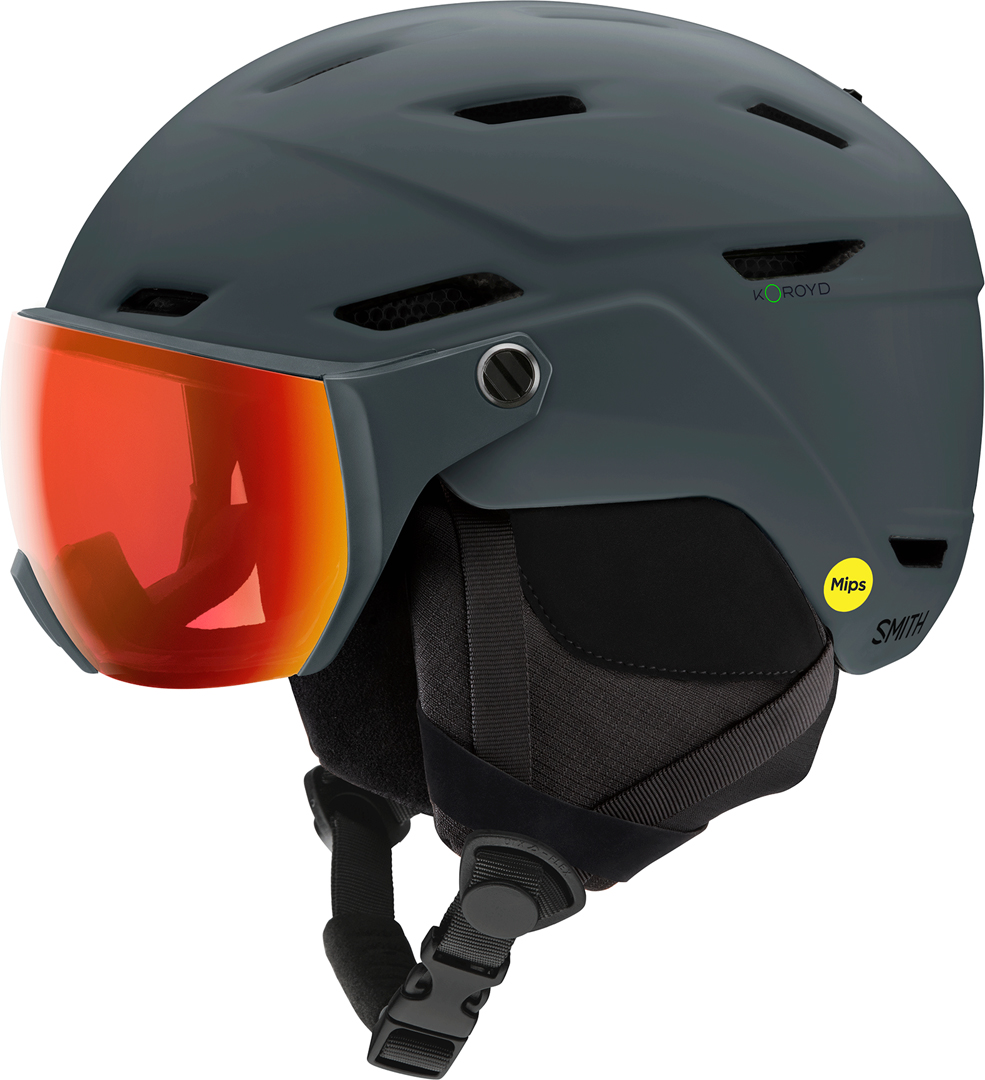 Product image 1 of the product “SURVEY Helmet 2027 matte slate/chromapop everyday red mirror S”