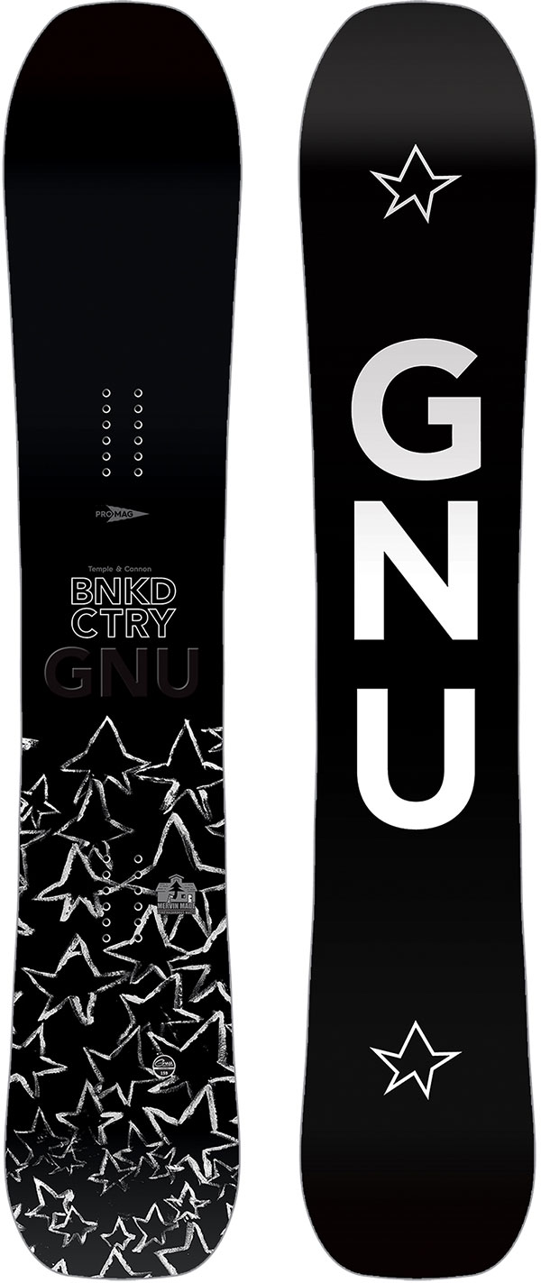 GNU Snowboard All Mountain BANKED COUNTRY WIDE Snowboard 2025 Snow Board Winter