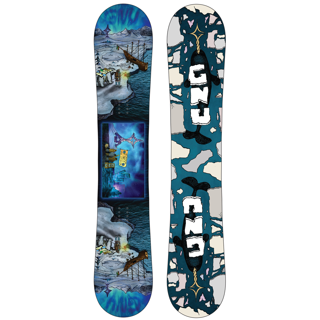 GNU Snowboard All Mountain FINEST Snowboard 2025 Snow Board Winter Freeride