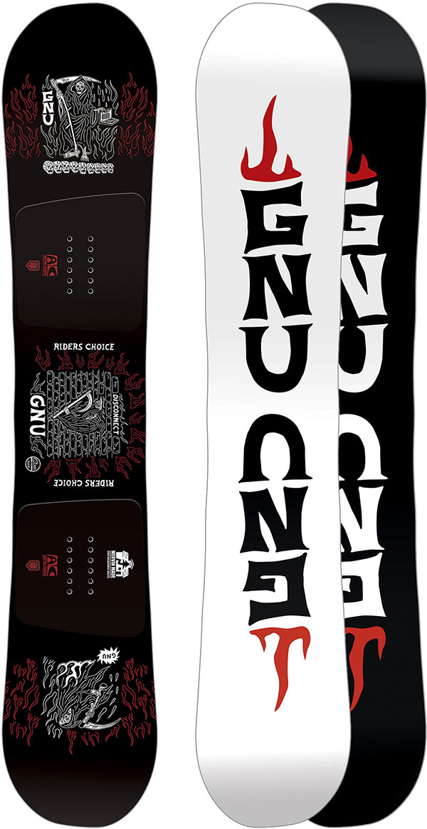 GNU Snowboard All Mountain RIDERS CHOICE WIDE Snowboard 2025 Snow Board Winter