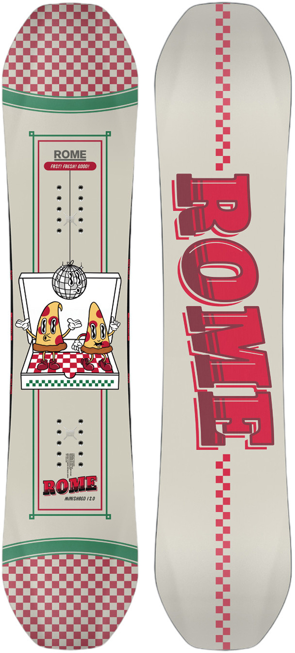 ROME Snowboard All Mountain MINISHRED Snowboard 2025 Snow Board Winter Freeride