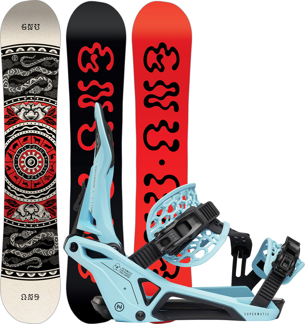 Product image 1 of the product “LADIES CHOICE 2026 incl. NIDECKER SUPERMATIC escape cyan 148,5 | M”