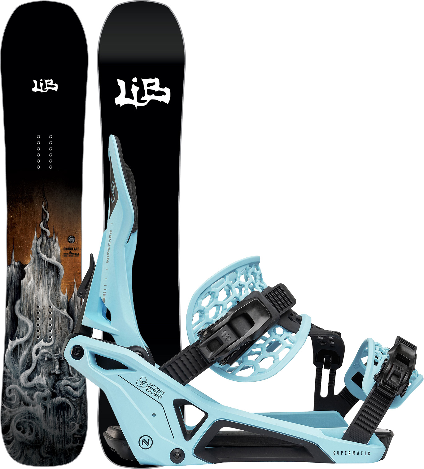 Artikelbild 1 des Artikels “SKUNK APE WIDE 2026 inkl. NIDECKER SUPERMATIC escape cyan “
