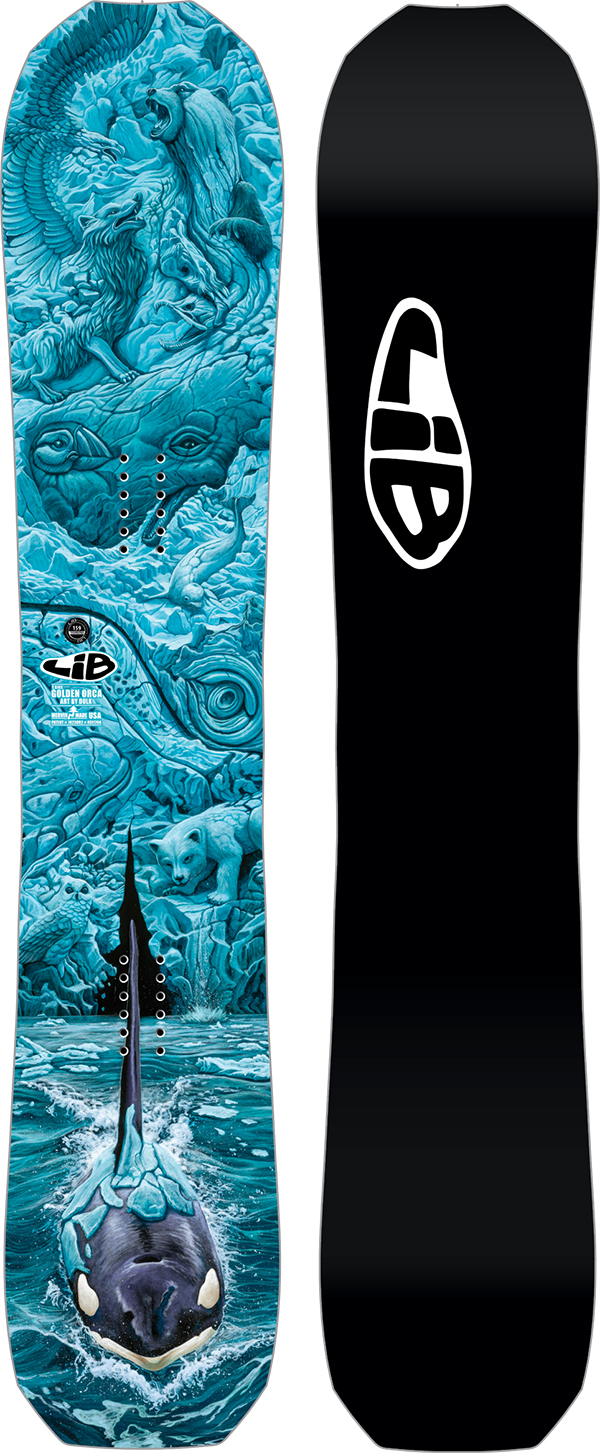 Product image 1 of the product “GOLDEN ORCA Snowboard 2027 161”