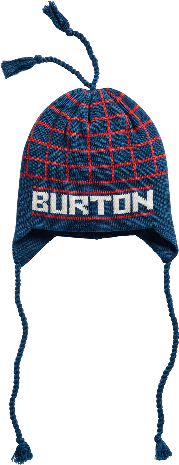 Product image 1 of the product “50/50 80'S EARFLAP Beanie 2027 selvedge blue/performer red/stout white ”