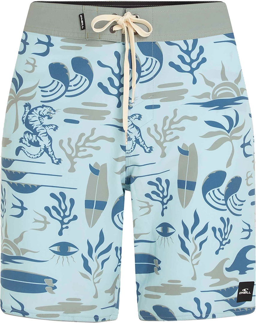 Product image 1 of the product “HYPERFREAK MYSTO SCALLOP 20 Boardshort 2024 blue sky mysto scallop ”
