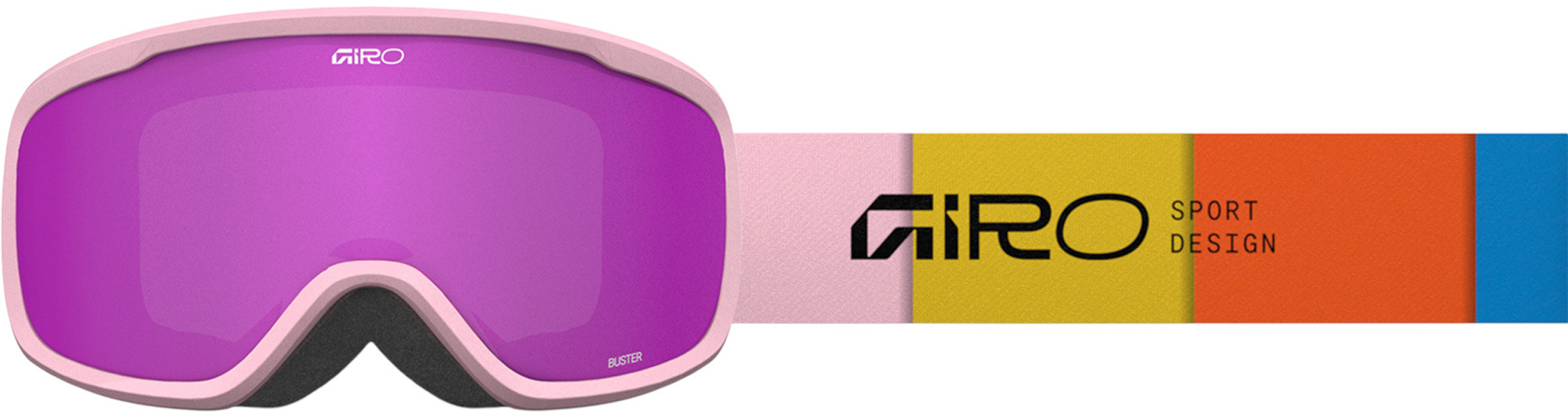 Product image 1 of the product “BUSTER Goggle 2026 blocks pink/amber pink ”