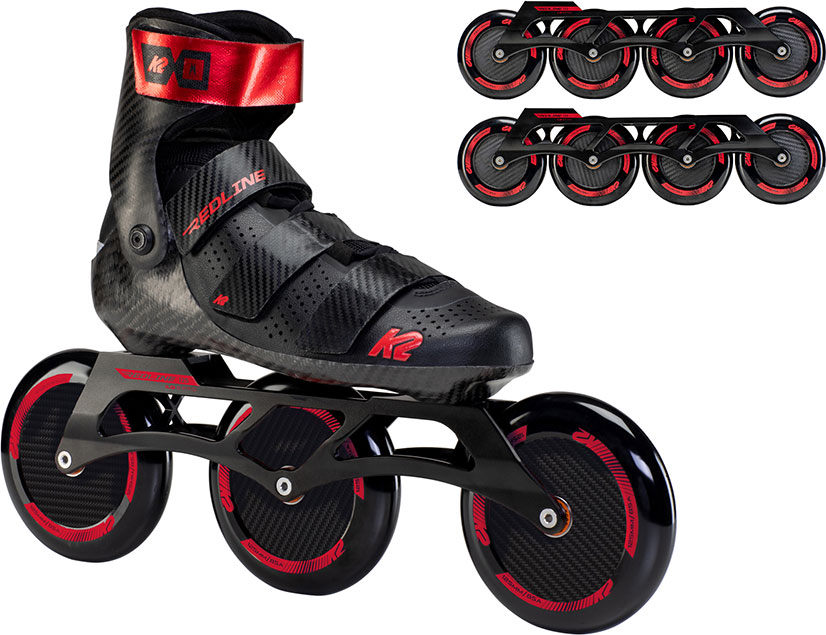 Product image 1 of the product “REDLINE SET 125 Inline Skate 2025 +  110 Frame Pack + 110mm/88A Pack + ILQ 9 Pro 40,5”