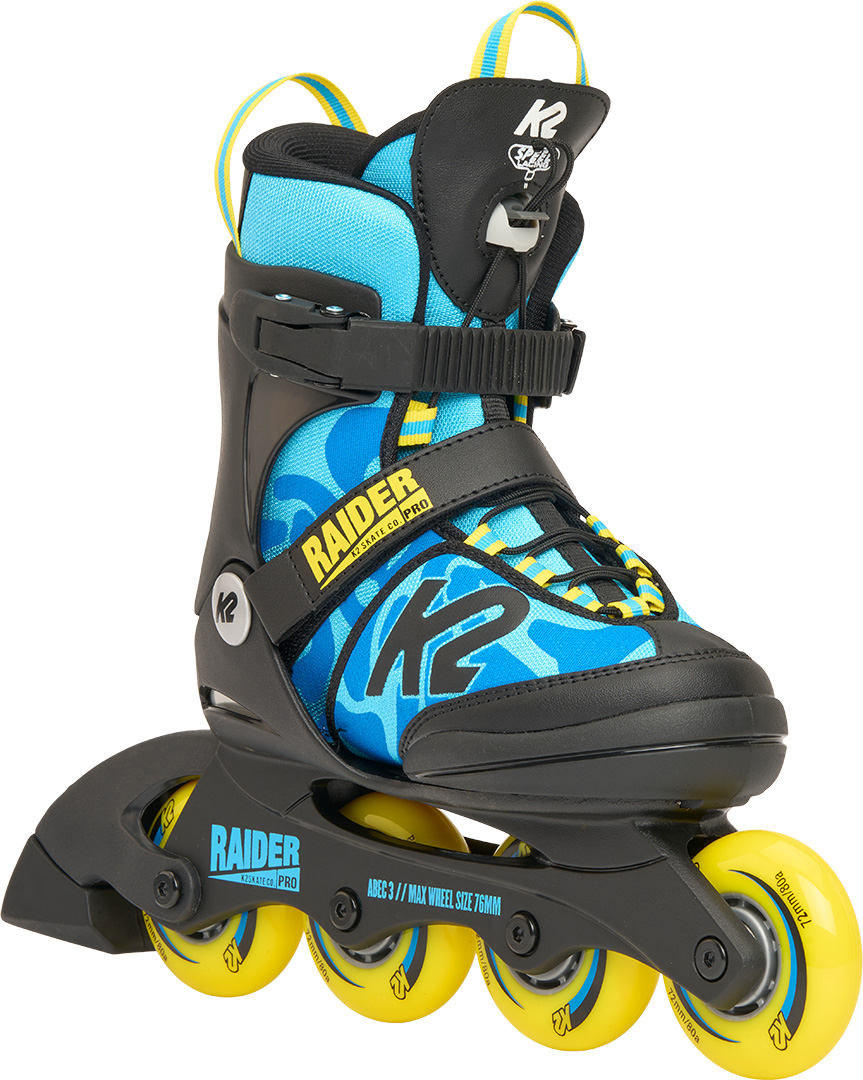 Product image 1 of the product “RAIDER PRO Kids Inline Skate 2025 blue/yellow ”