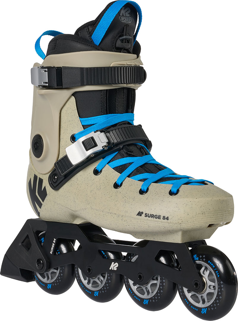 Product image 1 of the product “SURGE 84 TEST Inline Skate 2026 khaki/blue 48”