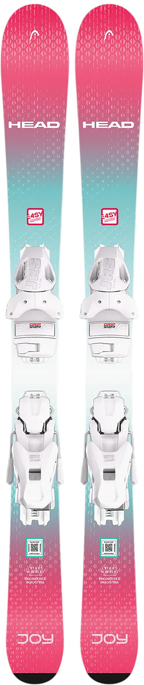 Product image 1 of the product “JOY EASY Ski 2027 incl. JRS 4.5 GW CA BR 78 solid white/white 117”