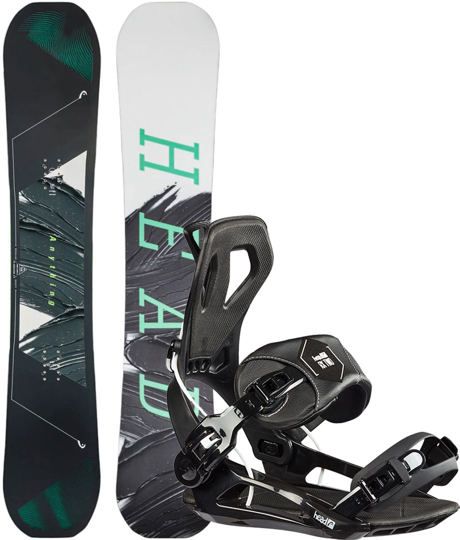 HEAD Snowboard Set Snowboardset ANYTHING LYT 148 2025 inkl. RX TWO black