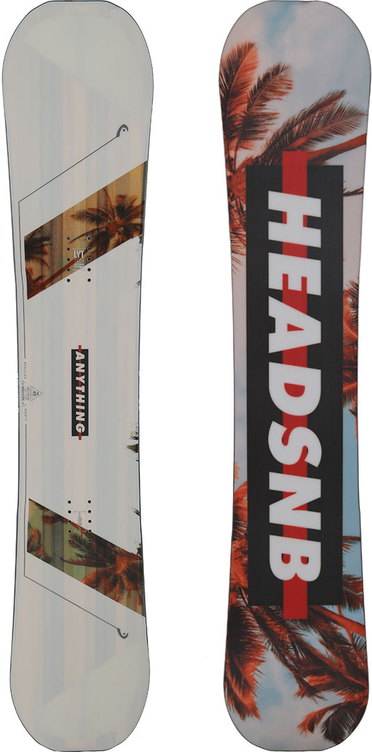 HEAD Snowboard All Mountain ANYTHING LYT WHITE Snowboard 2023 Snow Board Winter