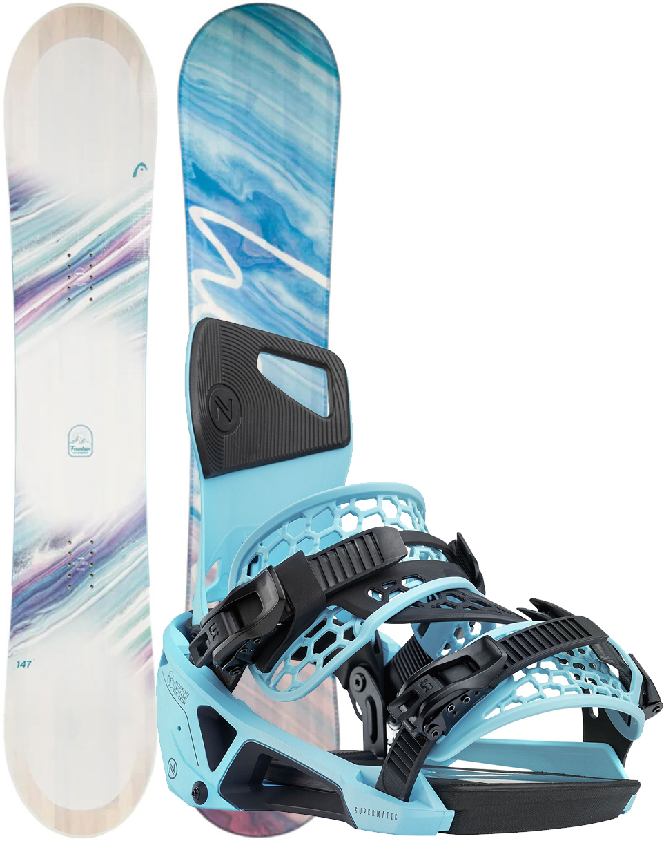 Product image 1 of the product “FOUNTAIN 143 2025 incl. NIDECKER SUPERMATIC escape cyan M”