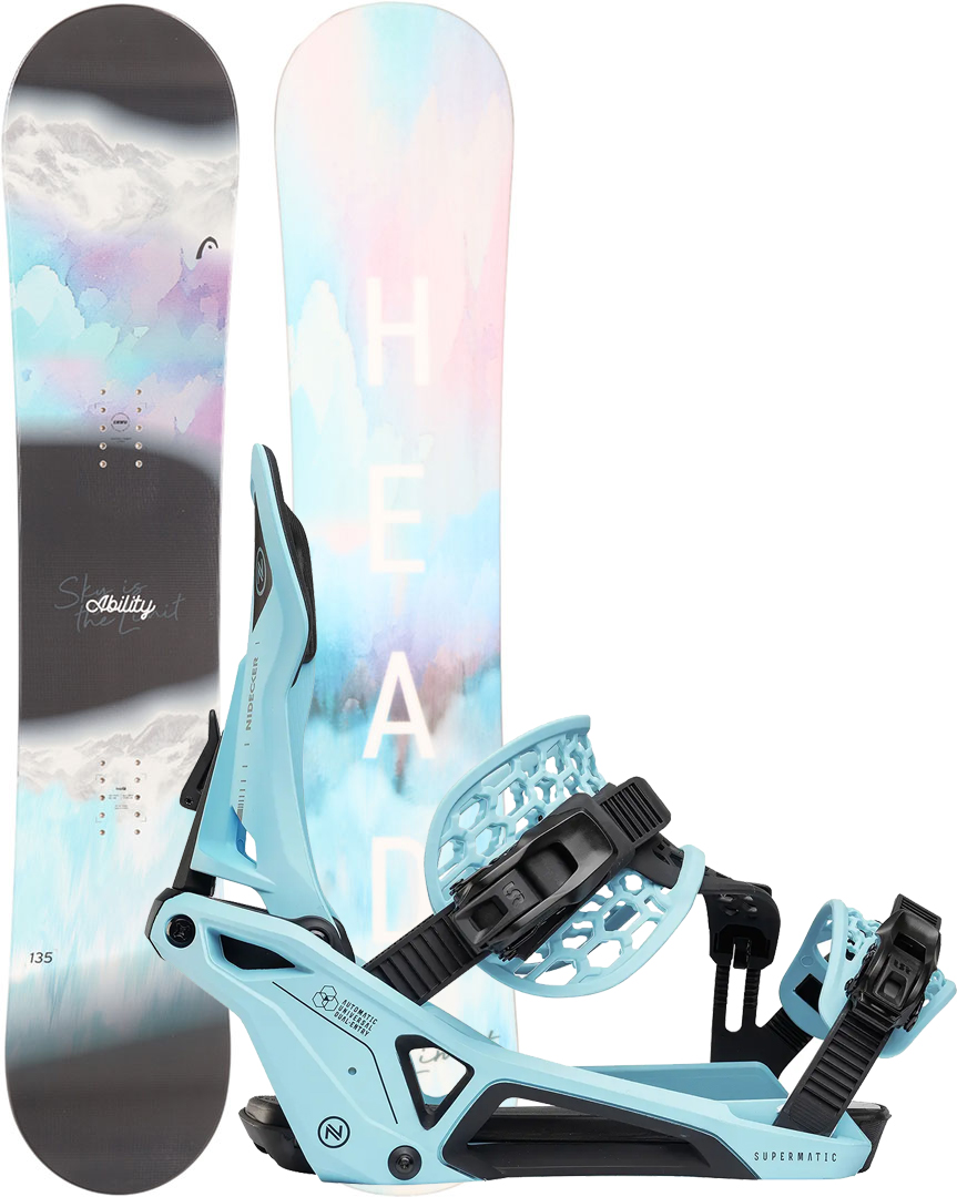 Product image 1 of the product “ABILITY W 2025 incl. NIDECKER SUPERMATIC escape cyan 139 | M”