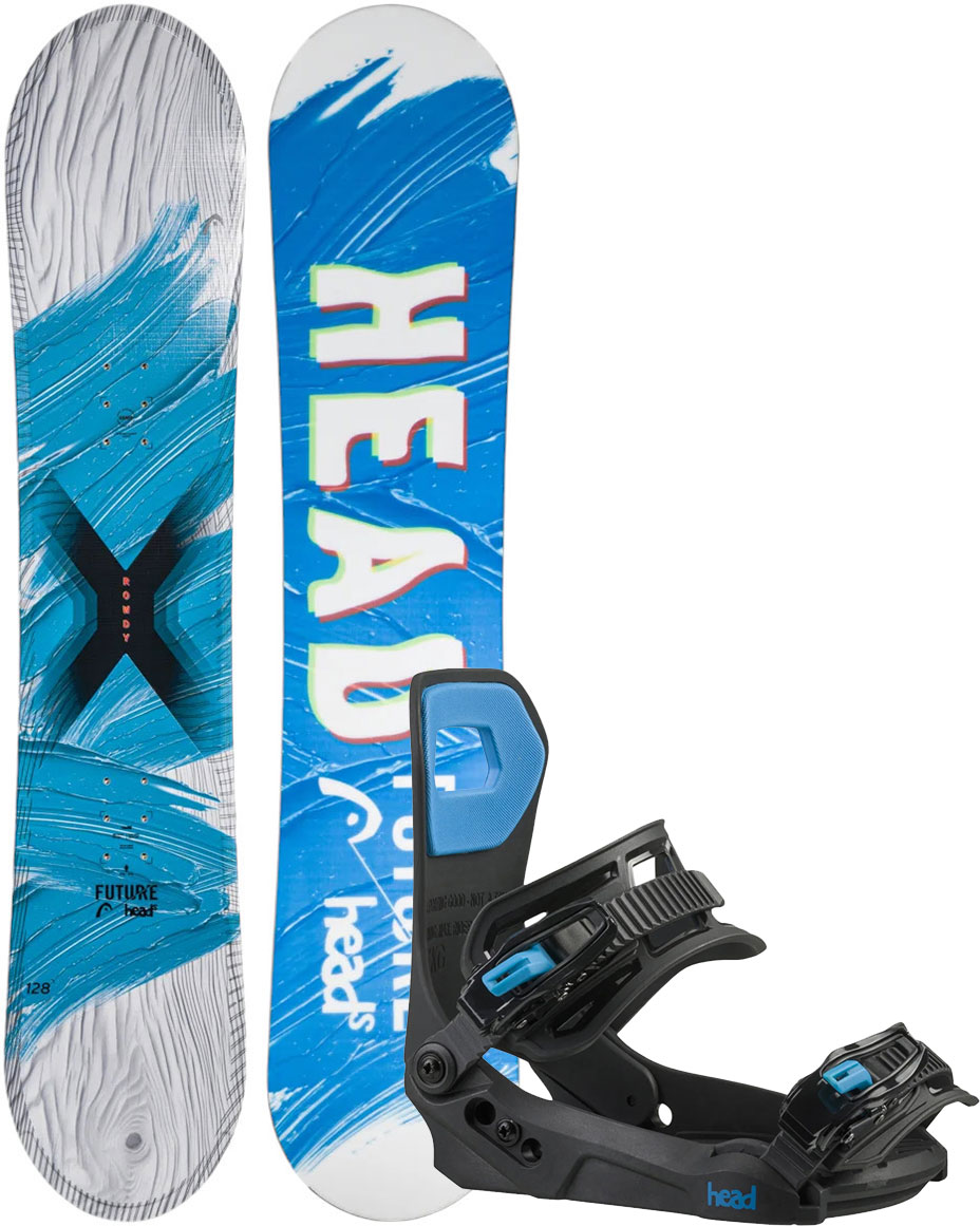 HEAD Snowboard Set Snowboardset ROWDY FLEX 128 2025 inkl. LYTRIDE JR black