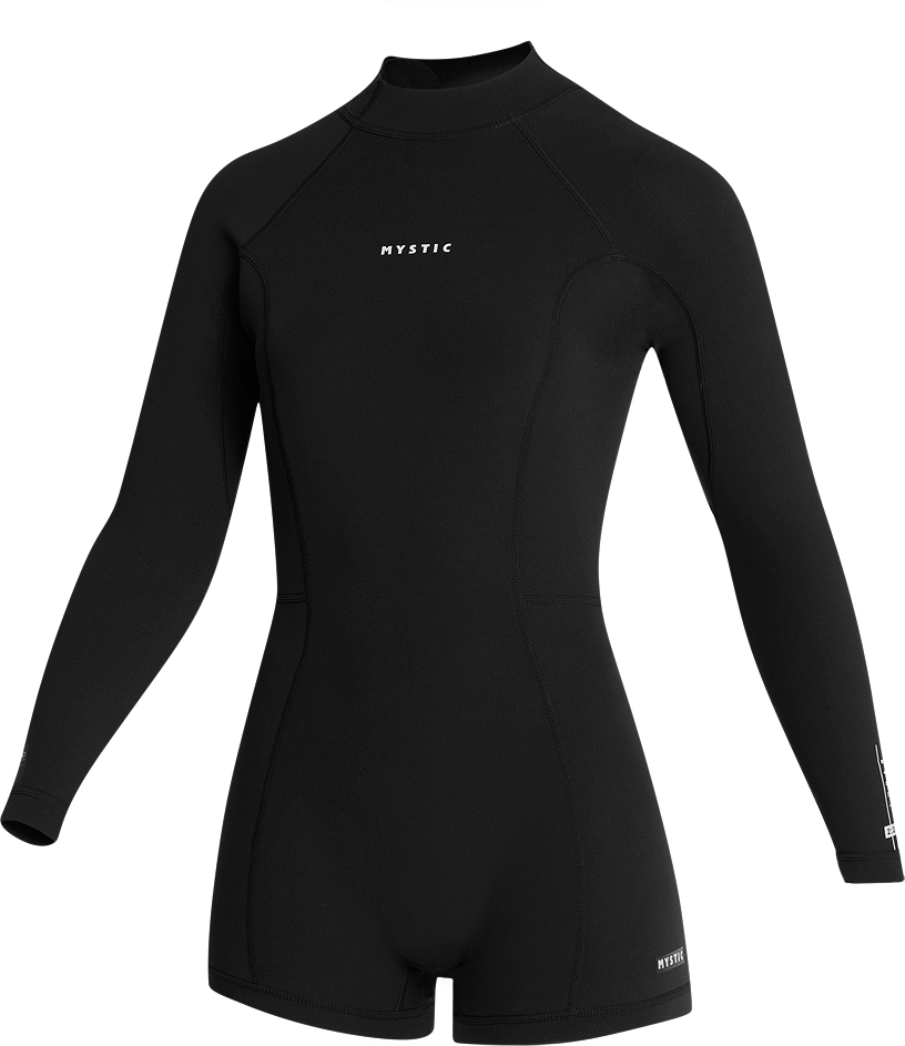 Product image 1 of the product “LUNAR WOMEN 2/2 BACK ZIP LS Shorty 2026 black M”