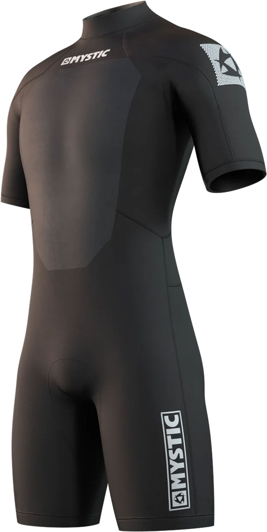MYSTIC Neopren Surfanzug Neoprenanzug BRAND 32 BACK ZIP Shorty 2023 black