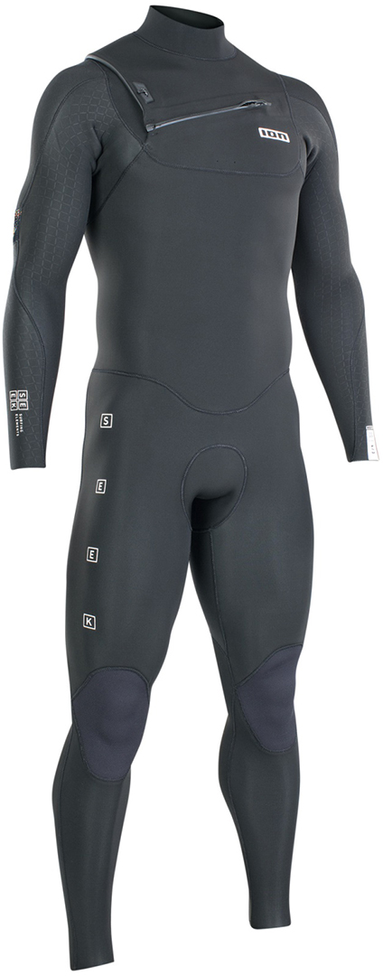 ION Neopren Surfanzug Neoprenanzug SEEK CORE 54 FRONT ZIP Full Suit 2022 black