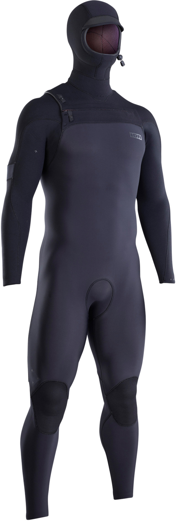 ION Neopren Surfanzug Neoprenanzug SEEK AMP 65 HOOD CHEST ZIP Full Suit 2025