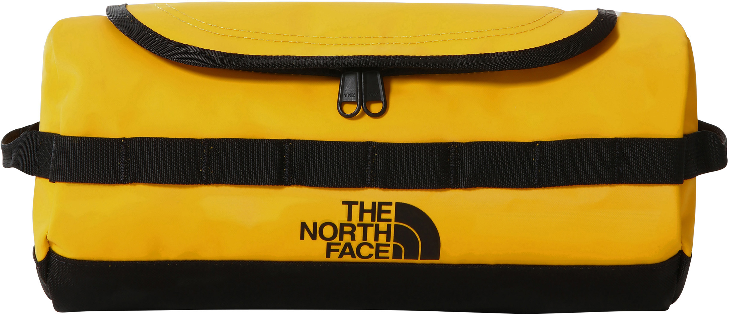 Product image 1 of the product “BC TRAVEL CANISTER L Toiletrybag 2027 summit gold/tnf black ”