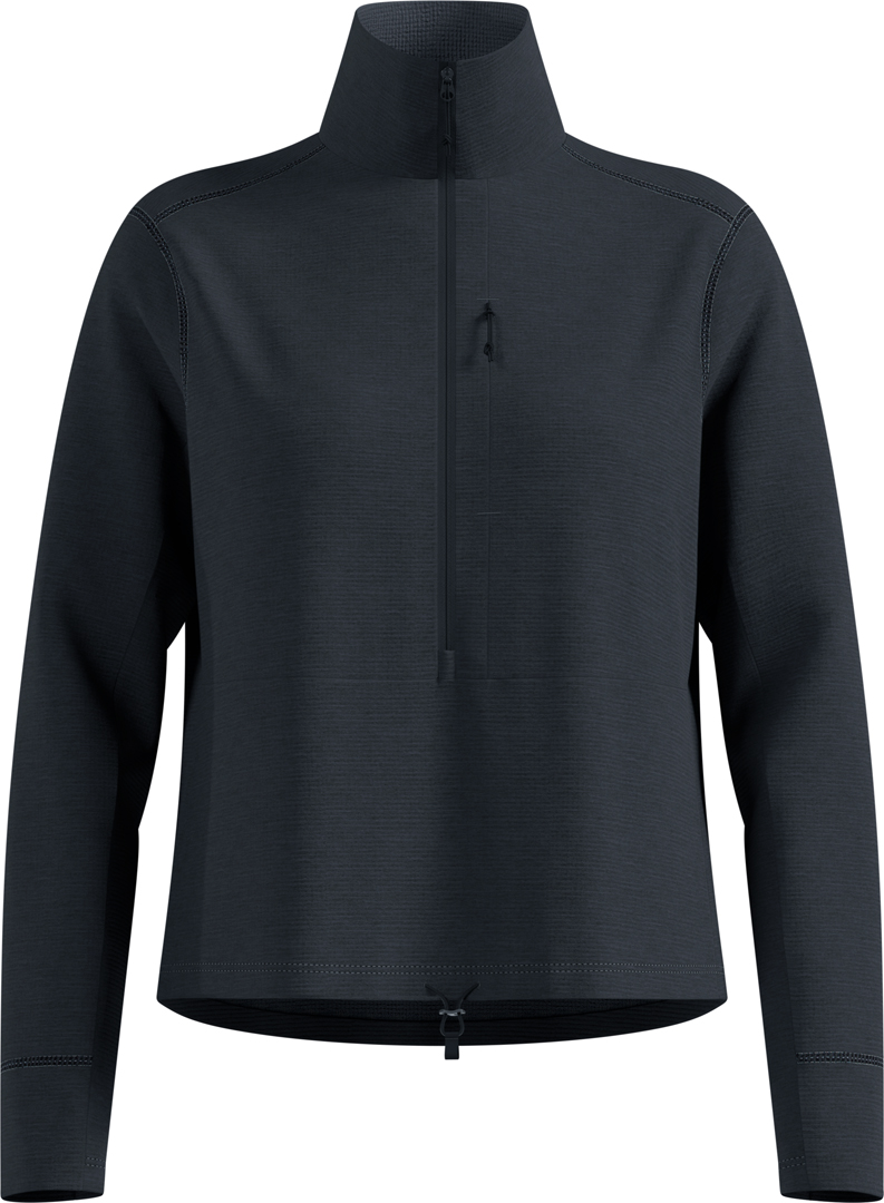 Product image 1 of the product “GRID WOMEN Zip Fleece 2027 black melange S”