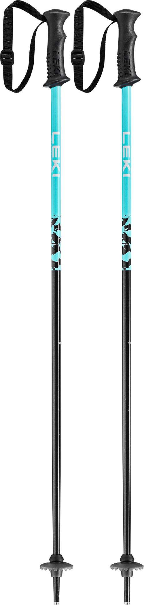 Product image 1 of the product “RIDER Poles 2025 darkblue/light turquoise/white ”