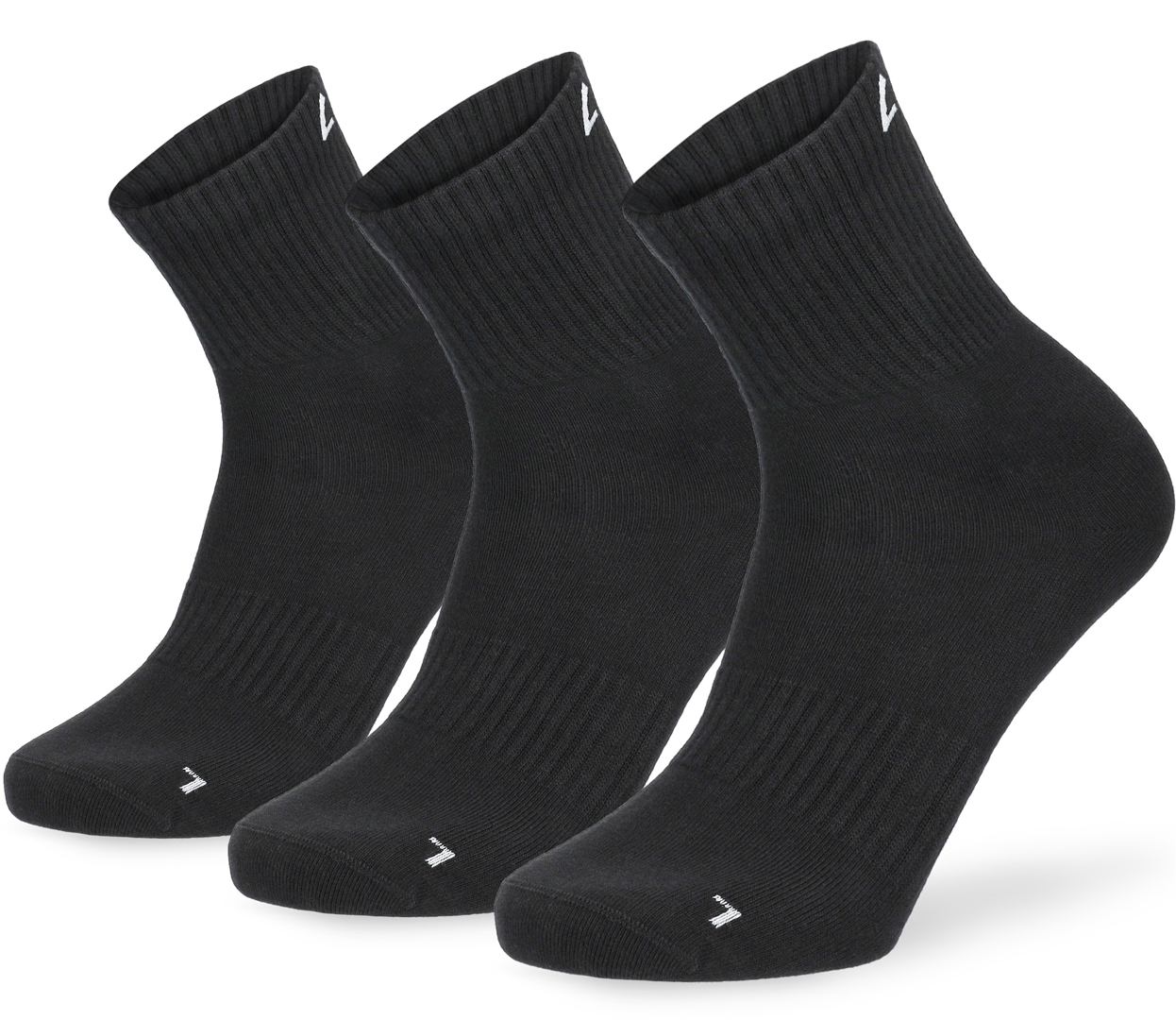 Product image 1 of the product “SPORTS LOW CUT 3-Pack Socks 2026 black/pink 35-38”