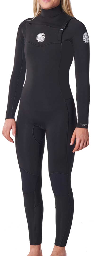 RIP CURL Neopren Surfanzug Neoprenanzug WOMENS DAWN PATROL 43 CHEST ZIP Full
