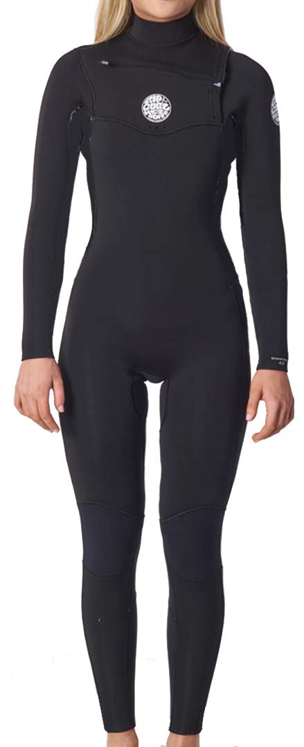 Product image 1 of the product “WOMENS DAWN PATROL PERFORMANCE 4/3 CHEST ZIP Full Suit 2023 black 14”