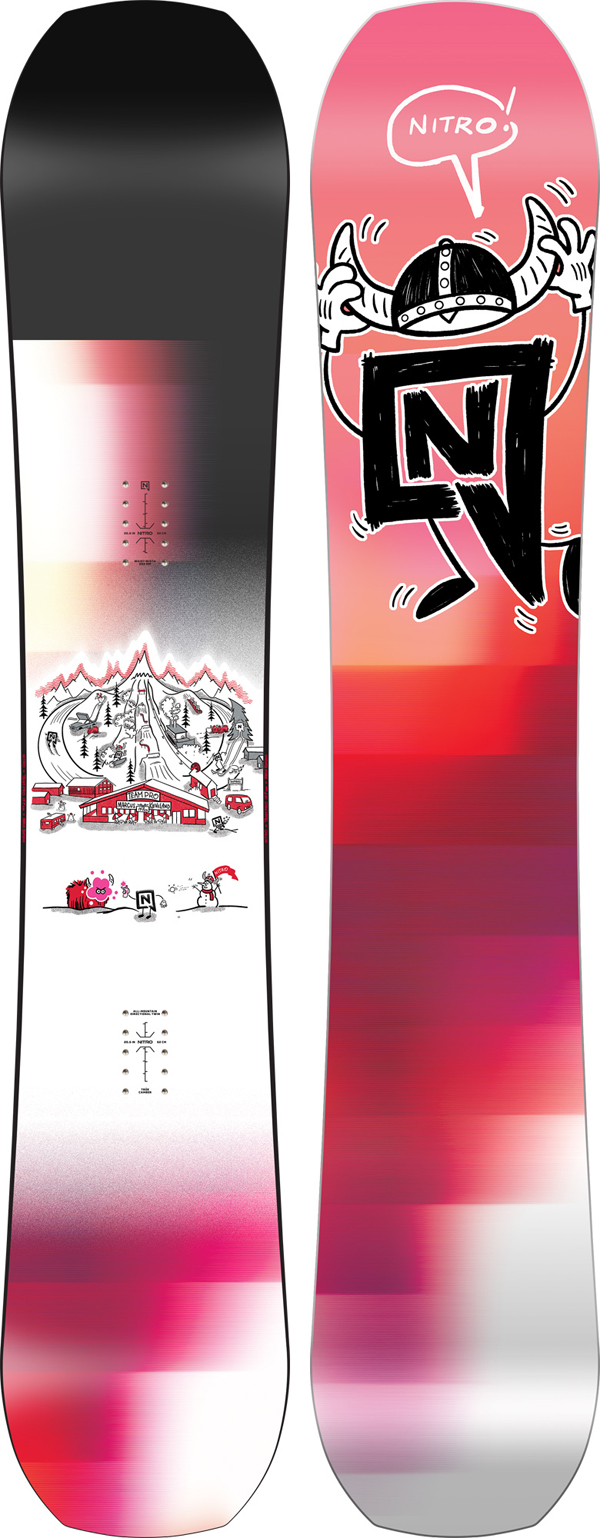 NITRO Snowboard All Mountain TEAM PRO MARCUS KLEVELAND Snowboard 2025 Snow Board