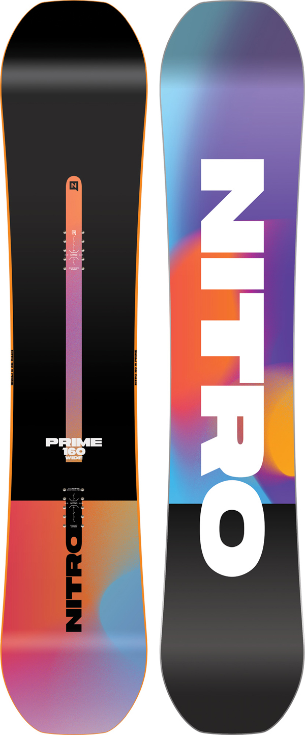 NITRO Snowboard All Mountain PRIME CHROMA CAM-OUT WIDE Snowboard 2025 Snow Board