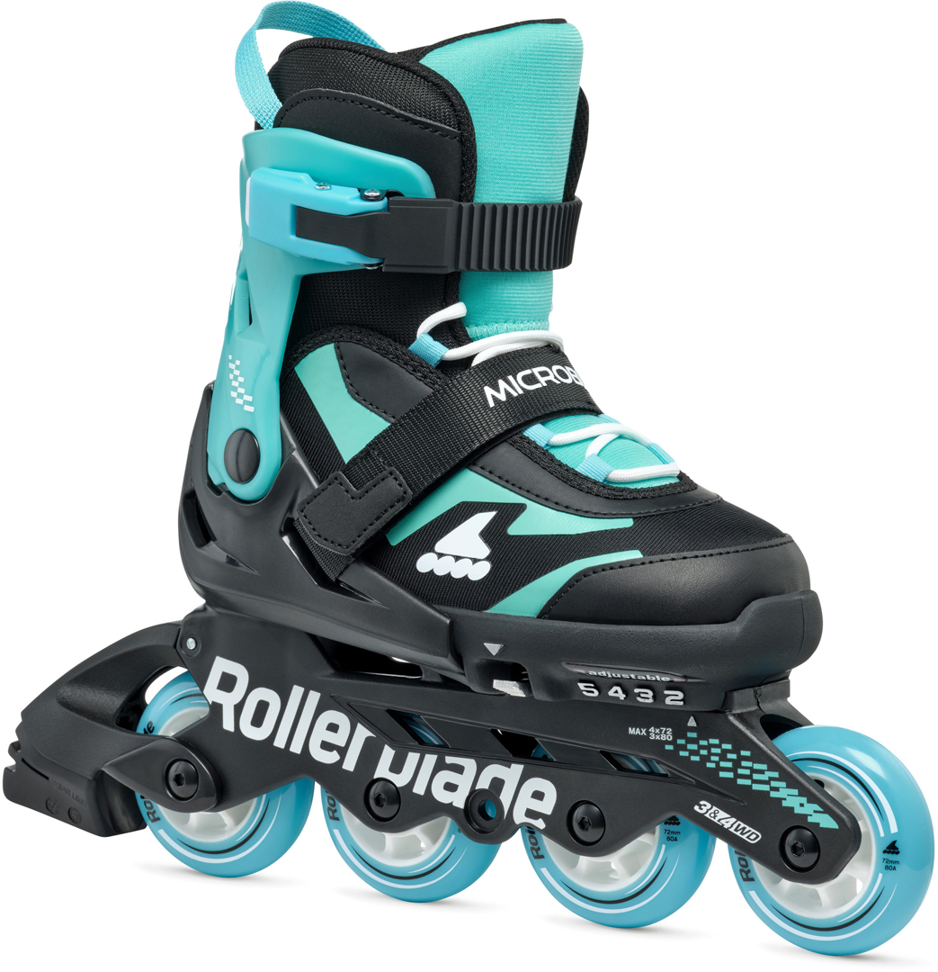 Product image 1 of the product “MICROBLADE Inline Skate 2026 black/light blue 28-32”