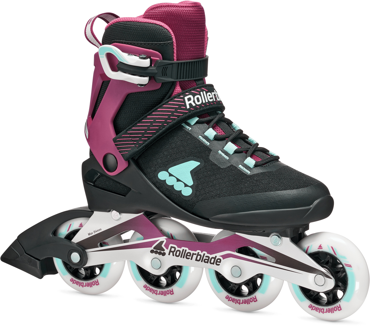 Artikelbild 1 des Artikels “MACROBLADE 84 W Inline Skate 2026 black/burgundy/ocean green 38/38,5“