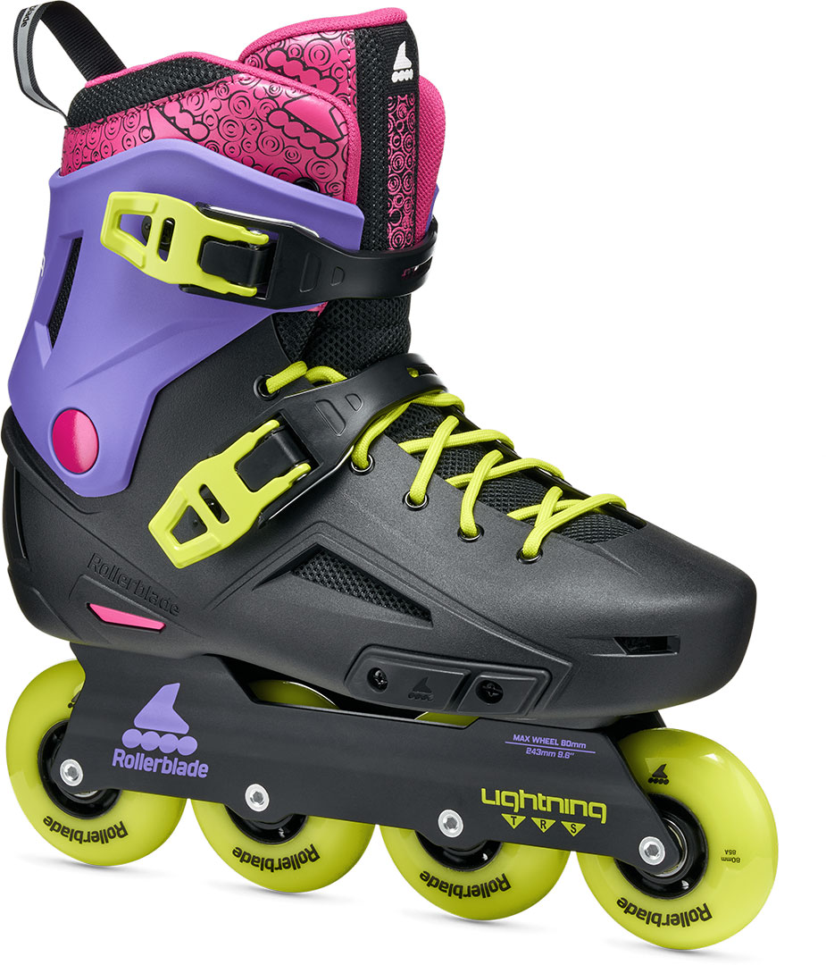 Product image 1 of the product “LIGHTNING TRS Inline Skate 2027 black/purple/pink 44,5-45”