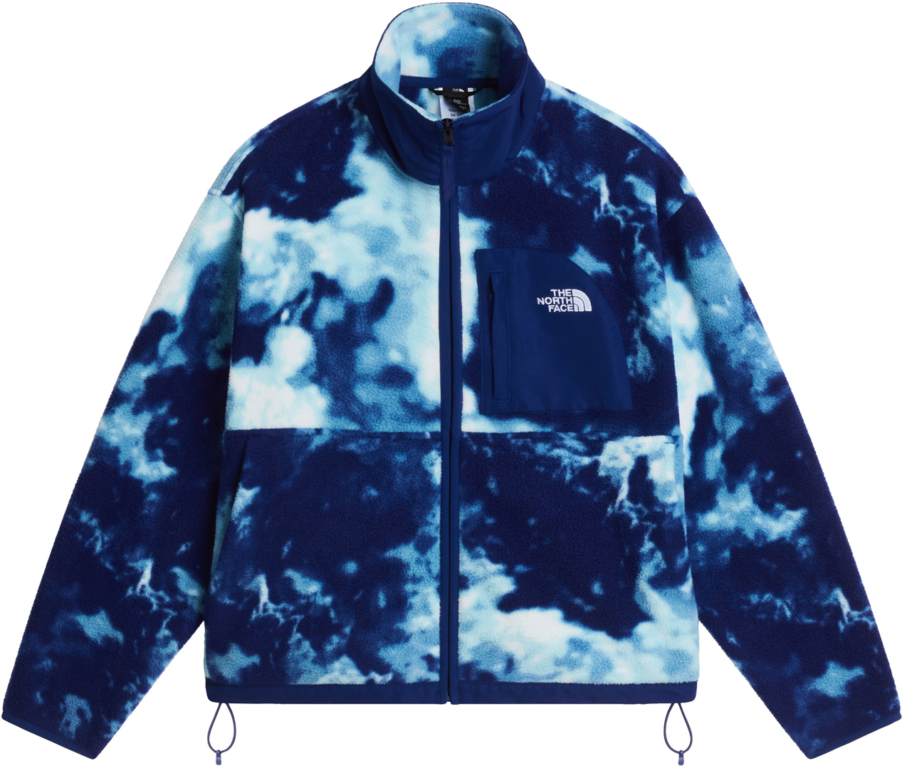 Artikelbild 1 des Artikels “WOMEN YUMIORI OFF PEAK Zip Fleece 2027 bold blue granitic rock print M“
