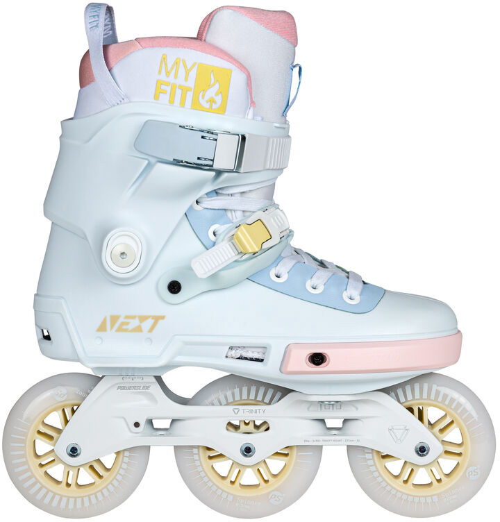 POWERSLIDE Inliner Inline Skates NEXT 100 Inline Skate 2025 pastel Fitness Skate - Bild 2 von 3